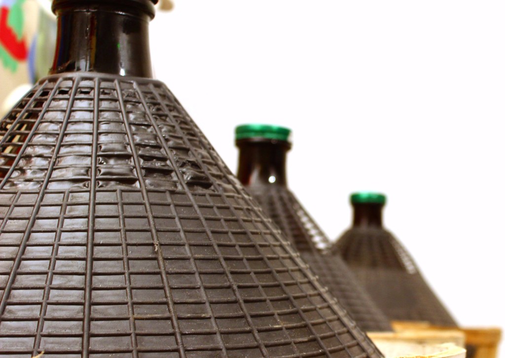 wine making demijohns