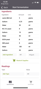 Enofile Step Ingredients